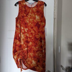 Emma & Michele NWT Sundress Orange Tie Dye Large